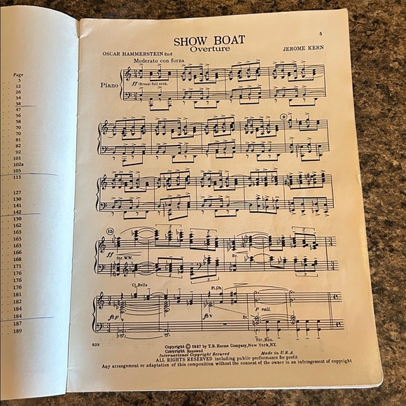 Vintage “Show Boat” Vocal Score Book - Picture 4 of 6